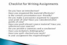 writing assignments for high school